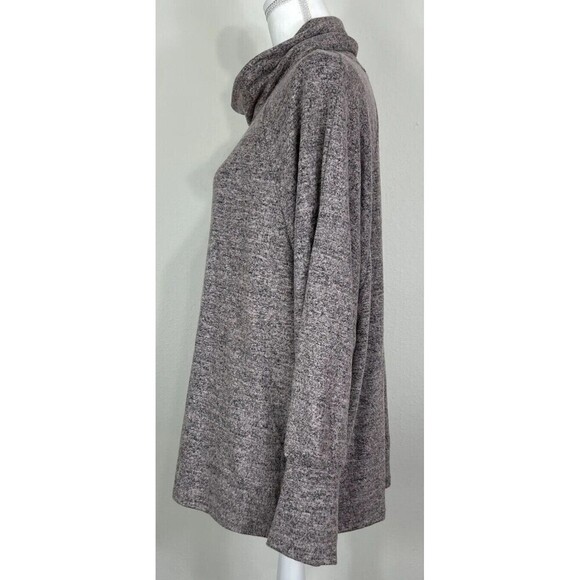 Lucky Brand Lightweight Light Pink & Black Turtleneck Sweater Plus Size 2X - Picture 7 of 12